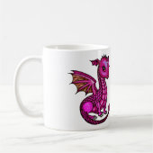 Mug Dragons Fantastiques Violet et Vert (Gauche)