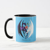 Mug Dragons Love Heart Blue (Gauche)
