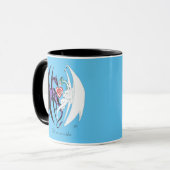 Mug Dragons Love Heart Blue (Devant gauche)