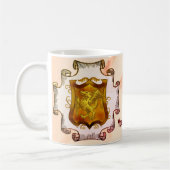 Mug Dragons Shield Famille Crest Nom (Gauche)