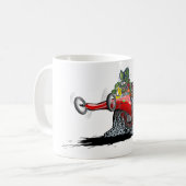 Mug Dragster de dessin animé (Devant gauche)