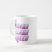 Mug Drama Llama Queen Cute Llama Avec Lunettes De Sole (Devant gauche)