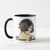 Mug Drama Reine Vintage fille (Gauche)