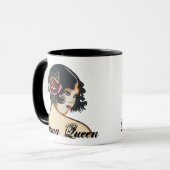 Mug Drama Reine Vintage fille (Devant gauche)