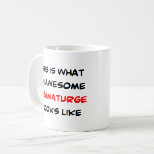 Mug dramaturge, génial (Devant gauche)