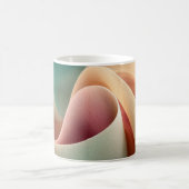Mug Drapé abstrait avec dégradé pastel fluide (Centre)