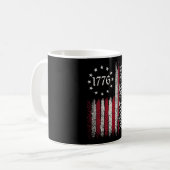 Mug Drapeau 1776 Constitution Jour de l'Indépendance A (Devant gauche)