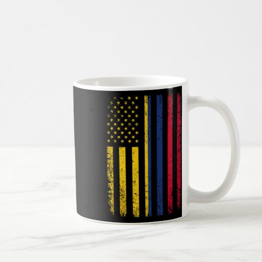 Mug Drapeau 4 juillet États-Unis Drapeau colombien (Droite)