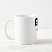 Mug Drapeau à damier de ligne d'arrivée épique (Gauche)