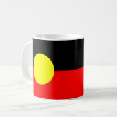 Mug Drapeau aborigène australien (Devant gauche)
