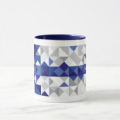 Mug Drapeau abstrait de la Finlande, couleurs (Centre)