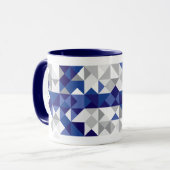 Mug Drapeau abstrait de la Finlande, couleurs (Devant gauche)