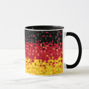 Mug Drapeau abstrait de l'Allemagne, couleurs