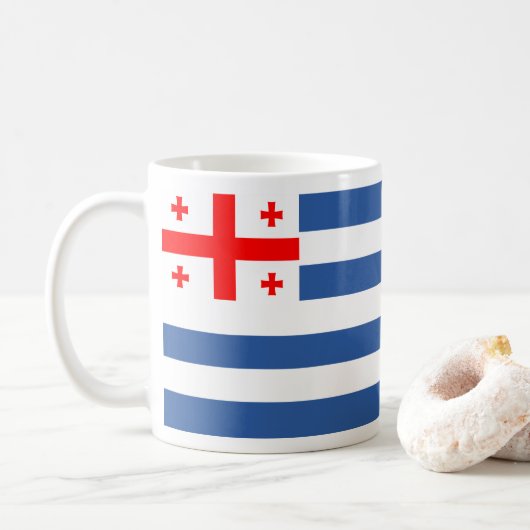 Mug Drapeau Adjara Patriotique (Avec donut)