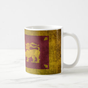 Mug Drapeau affligé par cru du Sri Lanka