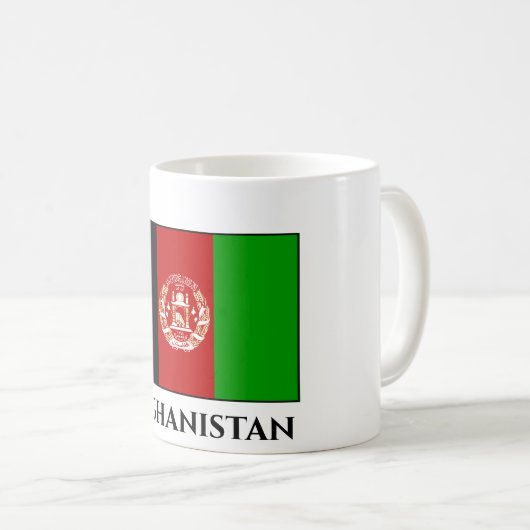 Mug Drapeau Afghanistan (Devant droit)