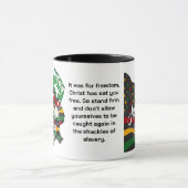 Mug Drapeau afro-américain Christian JUNEDIZE (Centre)