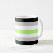 Mug Drapeau Agender (Devant droit)