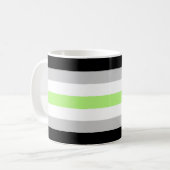 Mug Drapeau Agender (Devant gauche)
