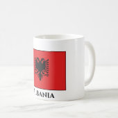 Mug Drapeau albanais (Devant droit)