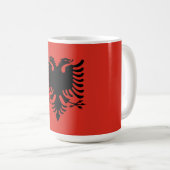 Mug Drapeau albanais (Devant droit)