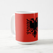 Mug Drapeau albanais (Devant gauche)