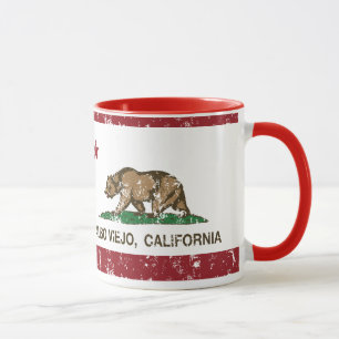 Mug Drapeau Aliso Viejo d'état de la Californie