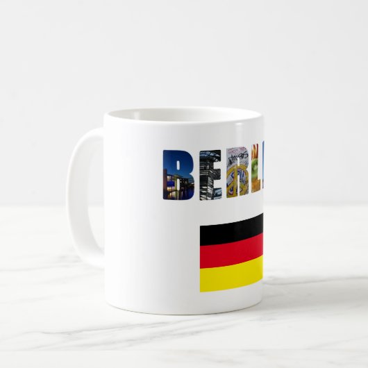Mug Drapeau allemand de Berlin (Devant gauche)