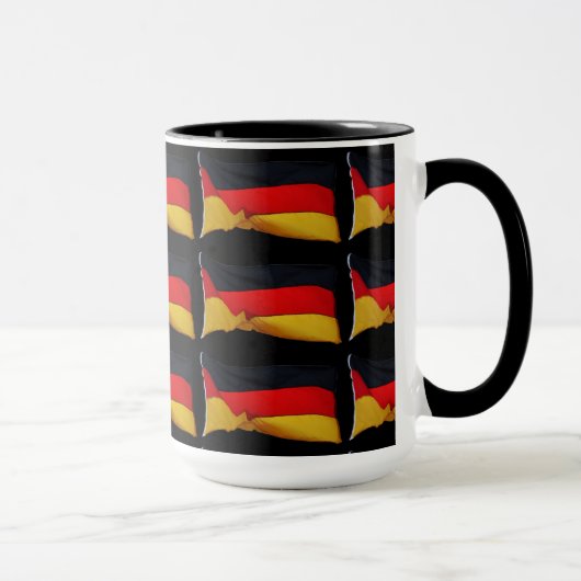 Mug Drapeau allemand de la République démocratique d'A (Droite)