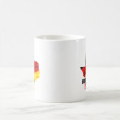 Mug Drapeau allemand de Polygon natif du Texas (Centre)