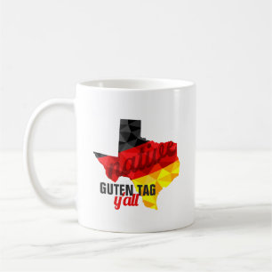 Mug Drapeau allemand de Polygon natif du Texas
