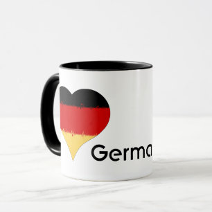 Mug Drapeau allemand I Heart Allemagne