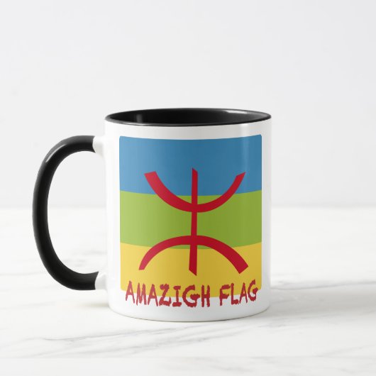 Mug Drapeau Amazigh - Drapeau Amazigh Drapeau (Gauche)