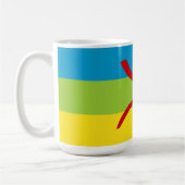 Mug Drapeau Amazigh Drapeau Berber Drapeau Kabyles (Gauche)
