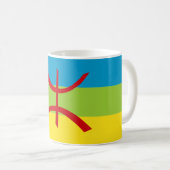 Mug Drapeau Amazigh Drapeau Berber Drapeau Kabyles (Devant droit)