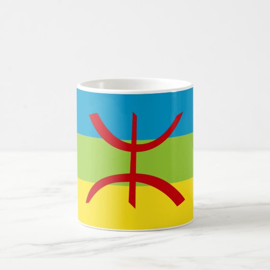 Mug Drapeau Amazigh Drapeau Berber Drapeau Kabyles (Centre)