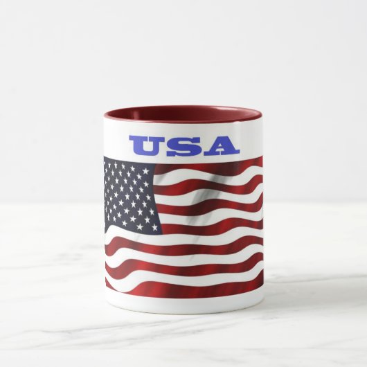 Mug Drapeau américain (Centre)