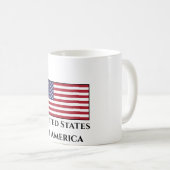 Mug Drapeau américain (Devant droit)