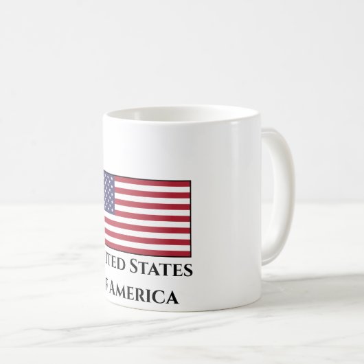 Mug Drapeau américain (Devant droit)