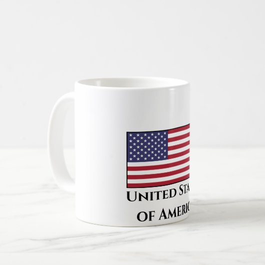 Mug Drapeau américain (Devant gauche)