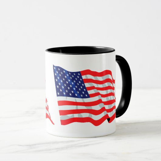 Mug Drapeau américain (Devant droit)