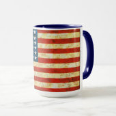 Mug Drapeau Américain (Devant droit)