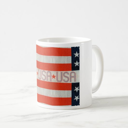 Mug Drapeau américain (Devant droit)