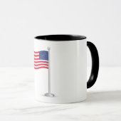 Mug drapeau américain (Devant droit)