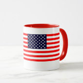Mug Drapeau Américain (Devant droit)