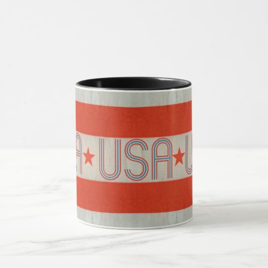 Mug Drapeau américain (Centre)