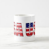 Mug Drapeau américain (Centre)