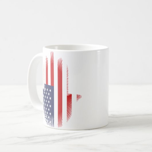Mug Drapeau américain (Devant gauche)
