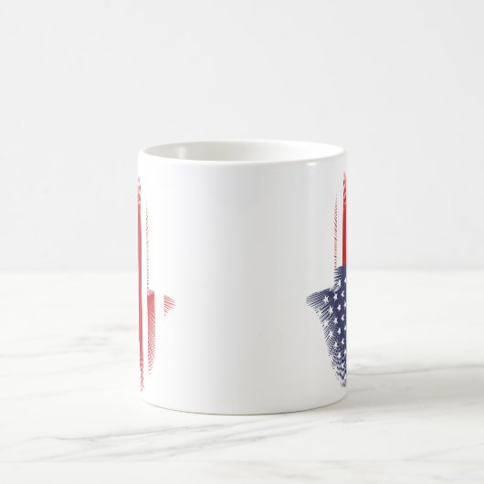 Mug Drapeau américain (Centre)