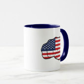 Mug Drapeau américain (Devant droit)